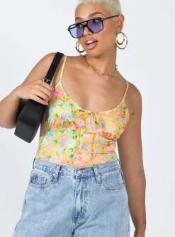 Princess Polly Chandler Bodysuit  Floral Sale