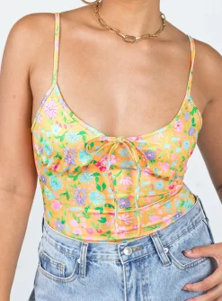 Princess Polly Chandler Bodysuit  Floral Sale