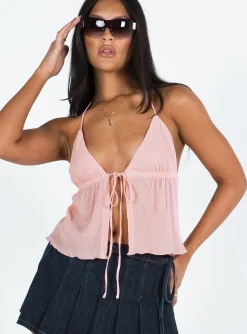 Princess Polly Chantria Top Pink Shop