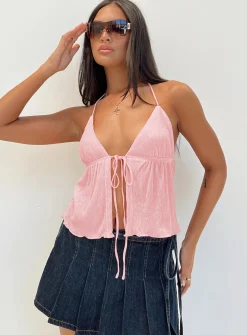 Princess Polly Chantria Top Pink Shop