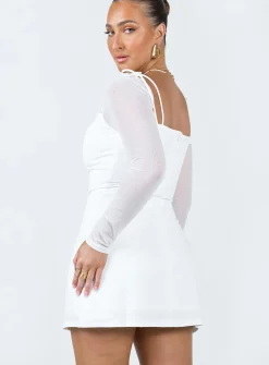 Princess Polly Charla Mini Dress  White Shop