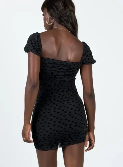 Princess Polly Charvi Flora Mini Dress Black Store