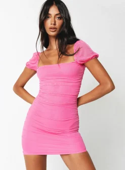 Princess Polly Charvi Mini Dress  Pink Fashion
