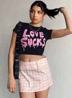 Princess Polly Check Mate Mini Skirt  Multi Fashion