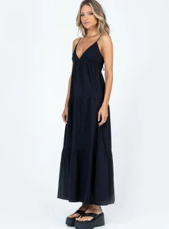Princess Polly Chelsea Maxi Dress  Black Discount