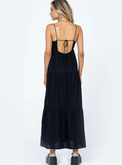 Princess Polly Chelsea Maxi Dress  Black Discount
