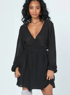 Princess Polly Chiara Mini Dress  Black Cheap