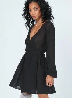 Princess Polly Chiara Mini Dress  Black Cheap
