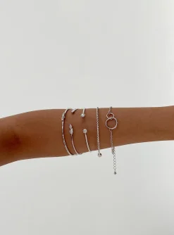 Princess Polly Chlo Bracelet Pack  Silver Best