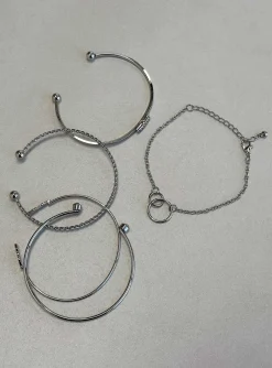 Princess Polly Chlo Bracelet Pack  Silver Best