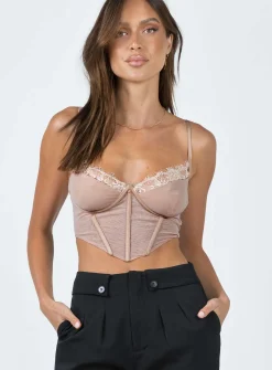 Princess Polly Chosen One Top  Beige Best