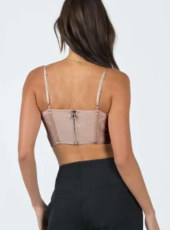 Princess Polly Chosen One Top  Beige Best
