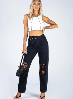 Princess Polly Christa Top  White Hot