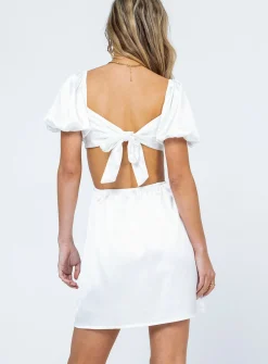 Princess Polly Cindi Mini Dress  White Discount