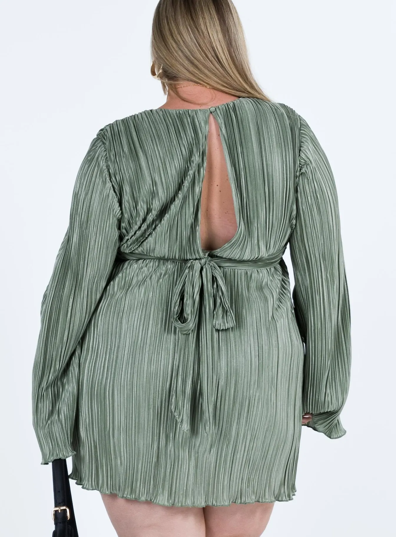 Princess Polly Cindie Mini Dresscurve Green Sale