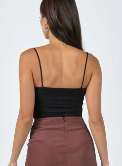 Princess Polly Cinzia Bodysuit  Black Discount