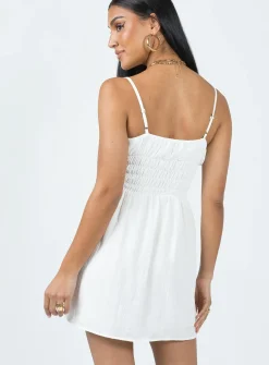 Princess Polly Cinzia Mini Dress  White Fashion