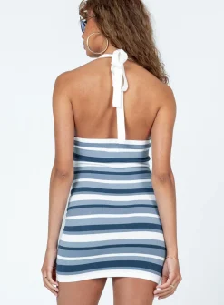 Princess Polly Ciro Mini Dress  Blue Hot
