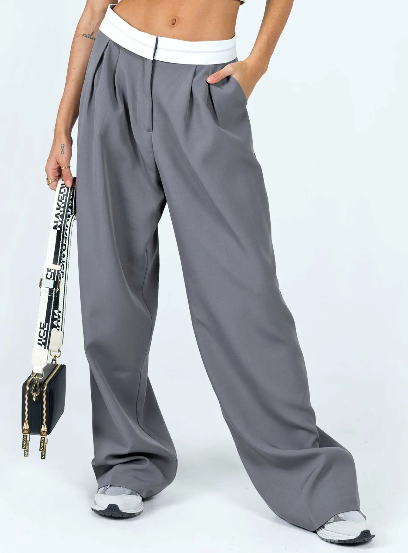 Princess Polly City Of Angels Pant Spanish Grey Shop