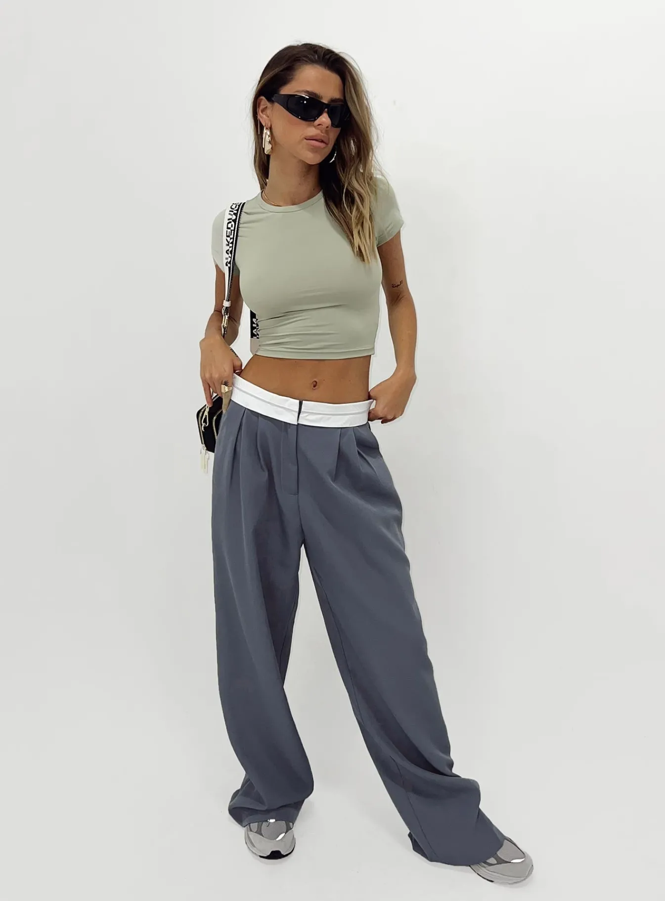 Princess Polly City Of Angels Pant Spanish Grey Shop