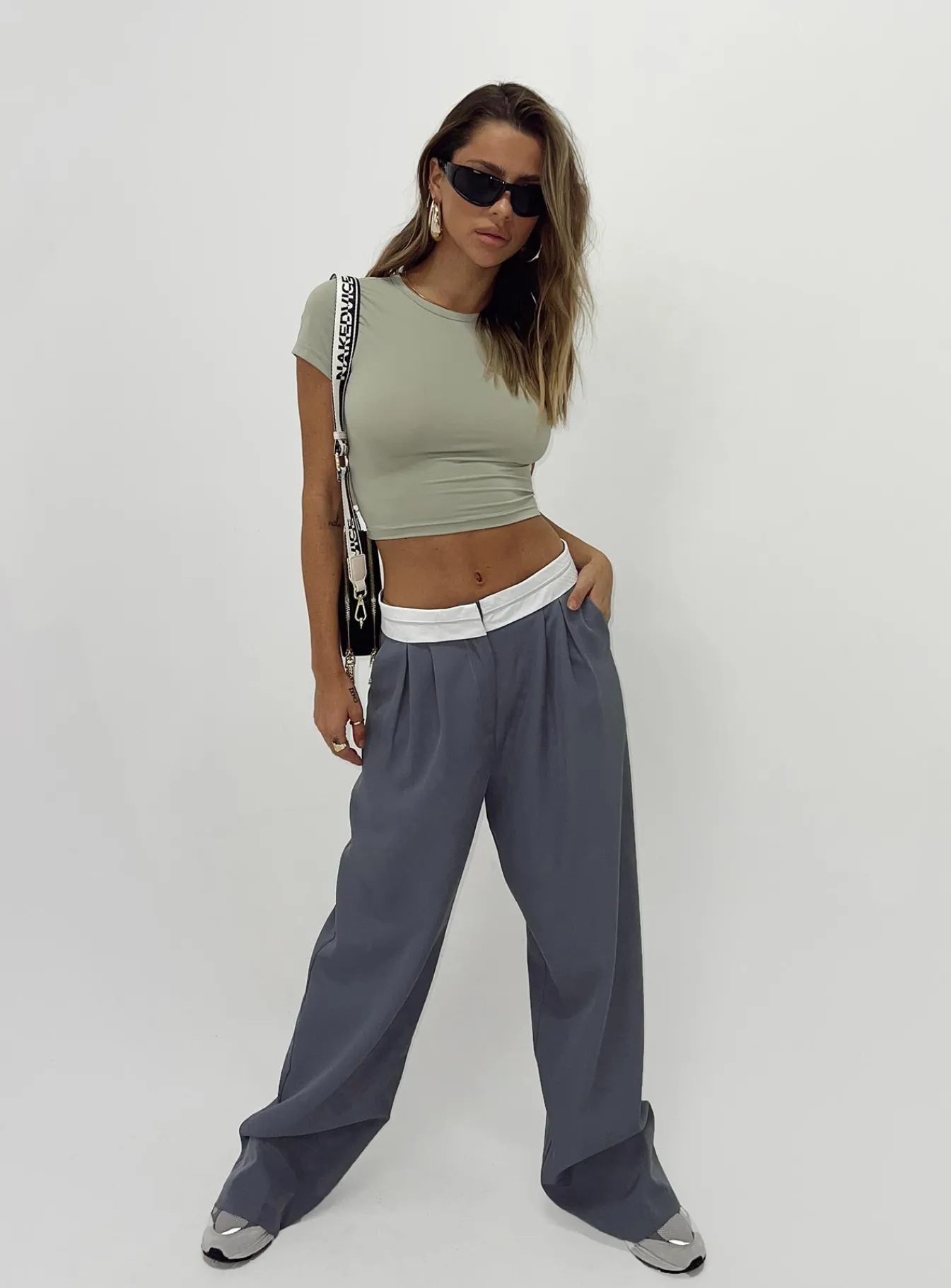 Princess Polly City Of Angels Pant Spanish Grey Shop
