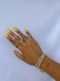 Princess Polly Claremont Ring Pack   Gold Fashion