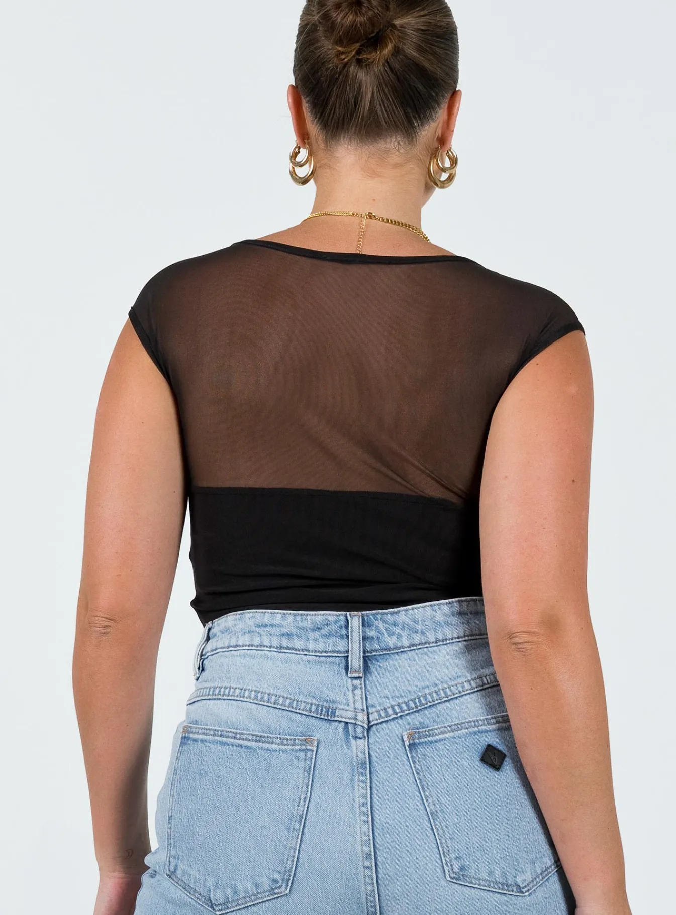 Princess Polly Clarendon Bodysuit Black Outlet