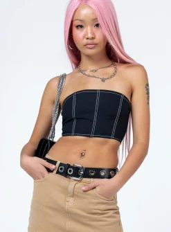 Princess Polly Clarinda Strapless Top  Black Best Sale