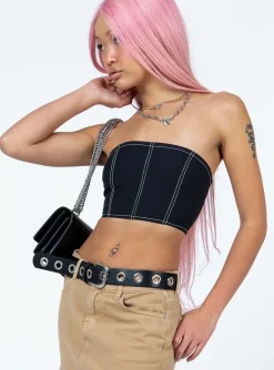 Princess Polly Clarinda Strapless Top  Black Best Sale
