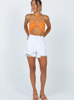 Princess Polly Clarke Top  Orange Online