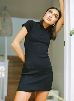 Princess Polly Classic Mini Dress Black Flash Sale
