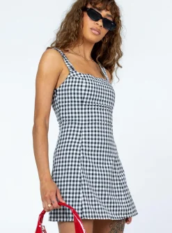 Princess Polly Claude Mini Dress Black / White Cheap