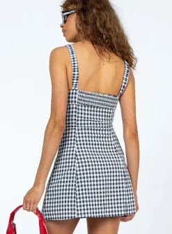 Princess Polly Claude Mini Dress Black / White Cheap