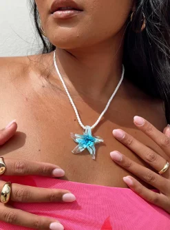 Princess Polly Clear The Air Necklace  Multi Flash Sale