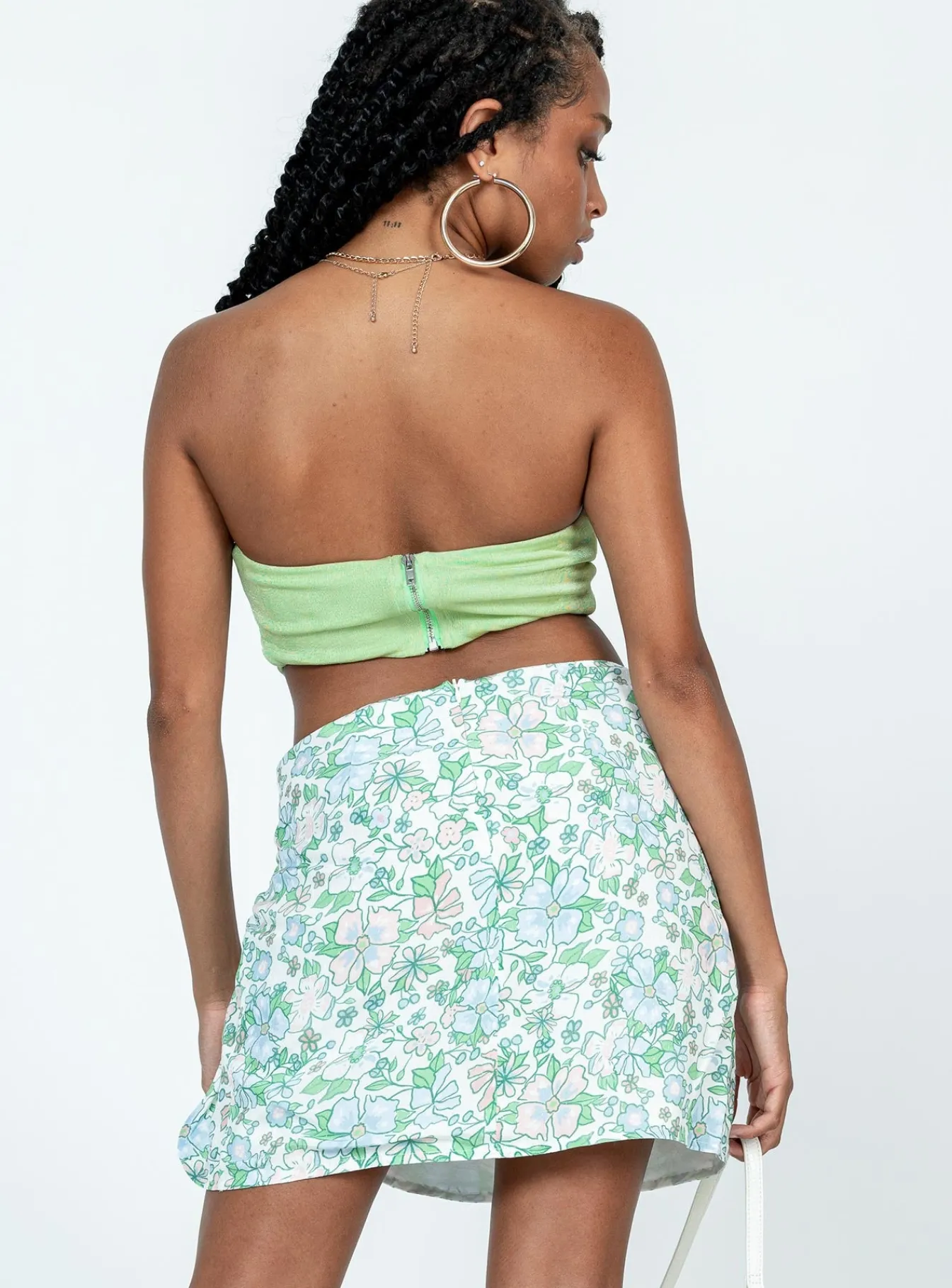 Princess Polly Clemintine Floral Nahla Mini Skirt Multi Discount