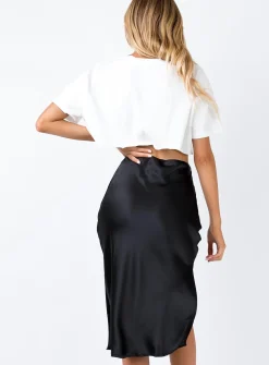 Princess Polly Cleo Lavoe Midi Skirt Black Cheap
