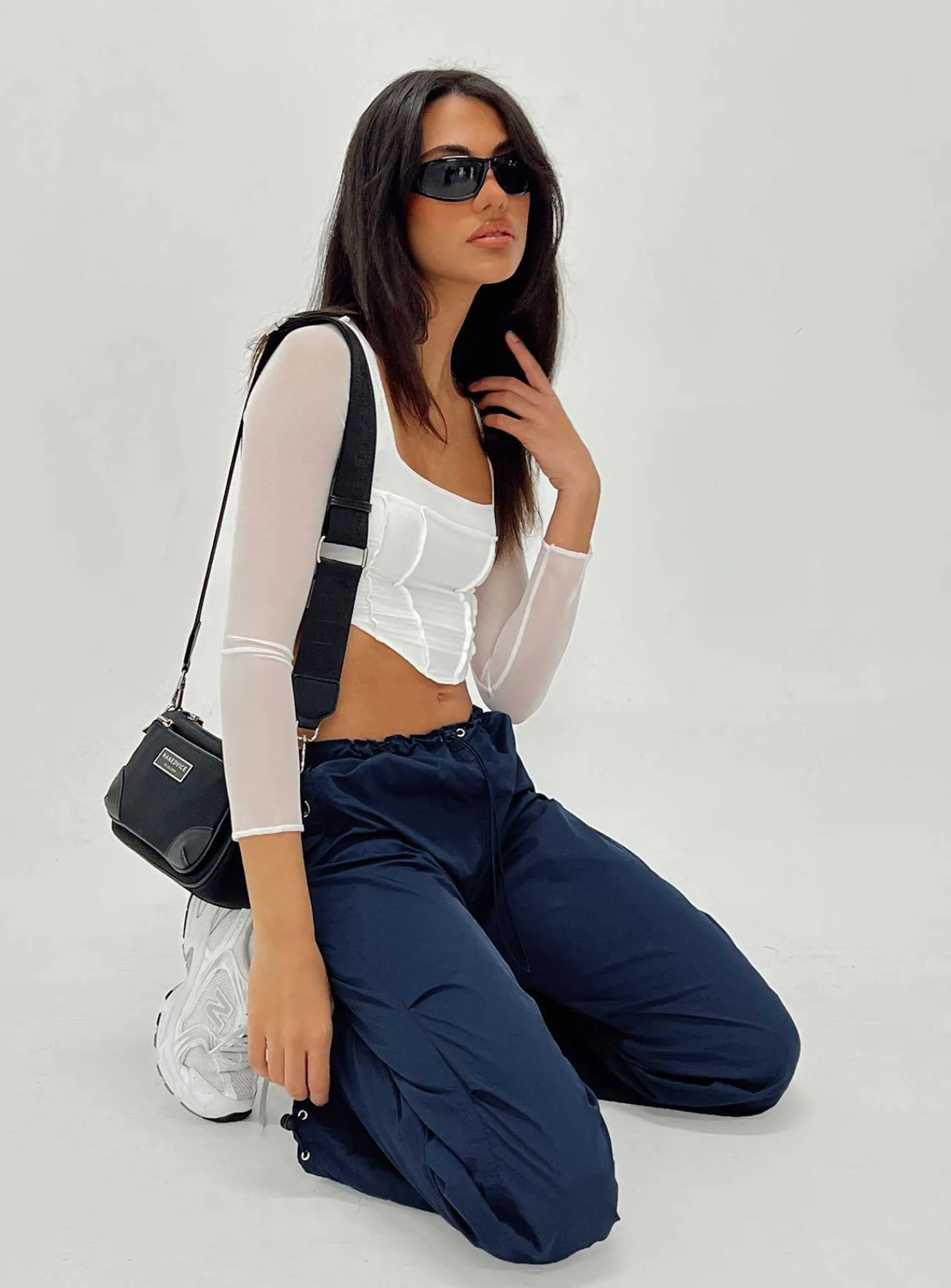 Princess Polly Clydel Pants Navy Best Sale