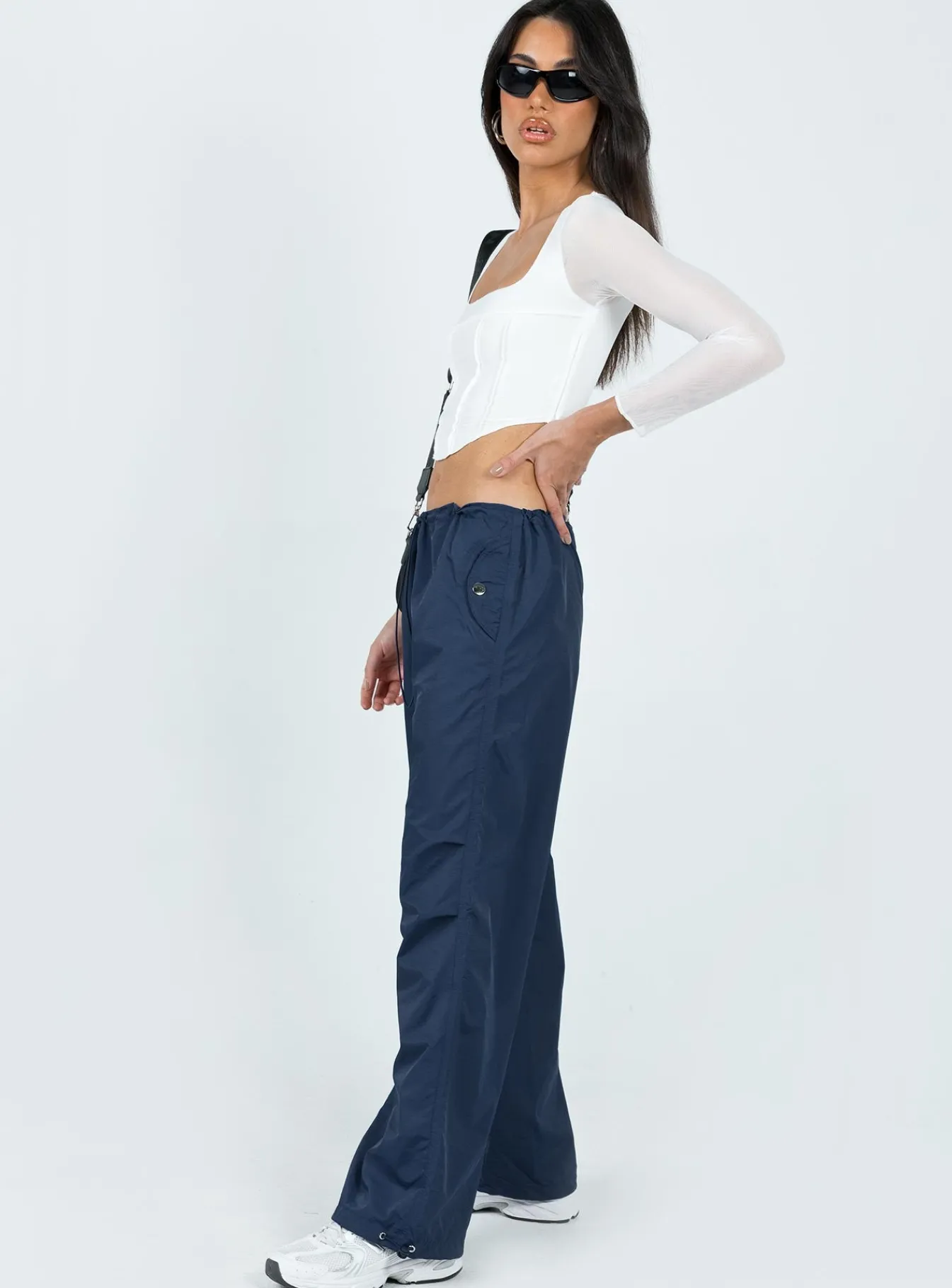 Princess Polly Clydel Pants Navy Best Sale