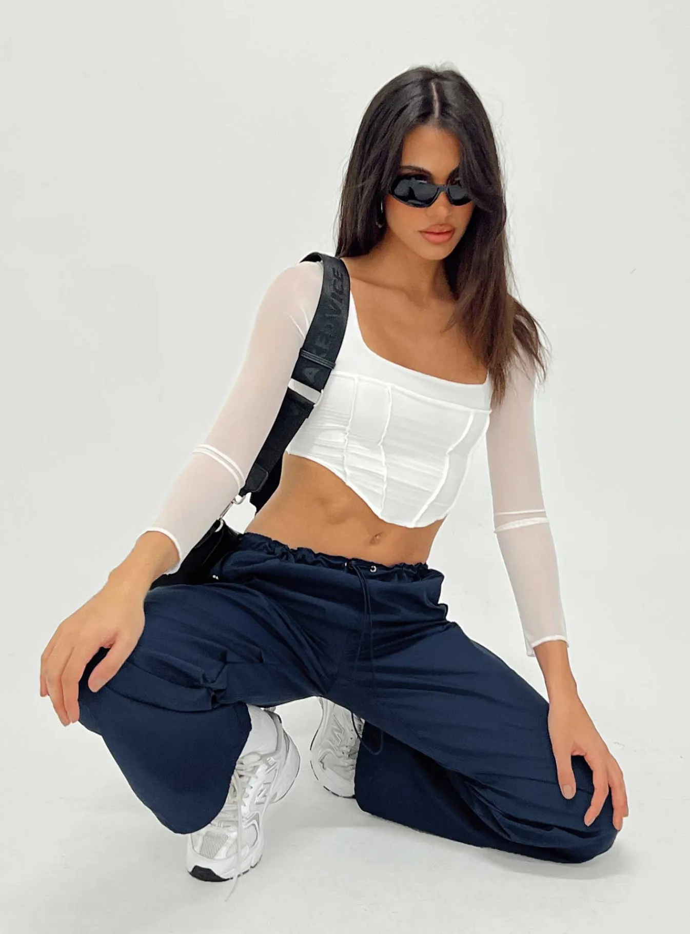 Princess Polly Clydel Pants Navy Best Sale