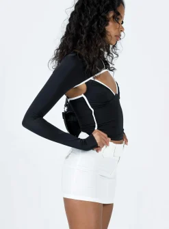 Princess Polly Coco Mini Skirt White Shop
