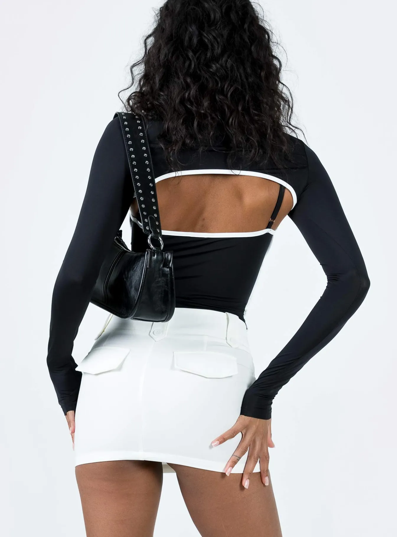 Princess Polly Coco Mini Skirt White Shop