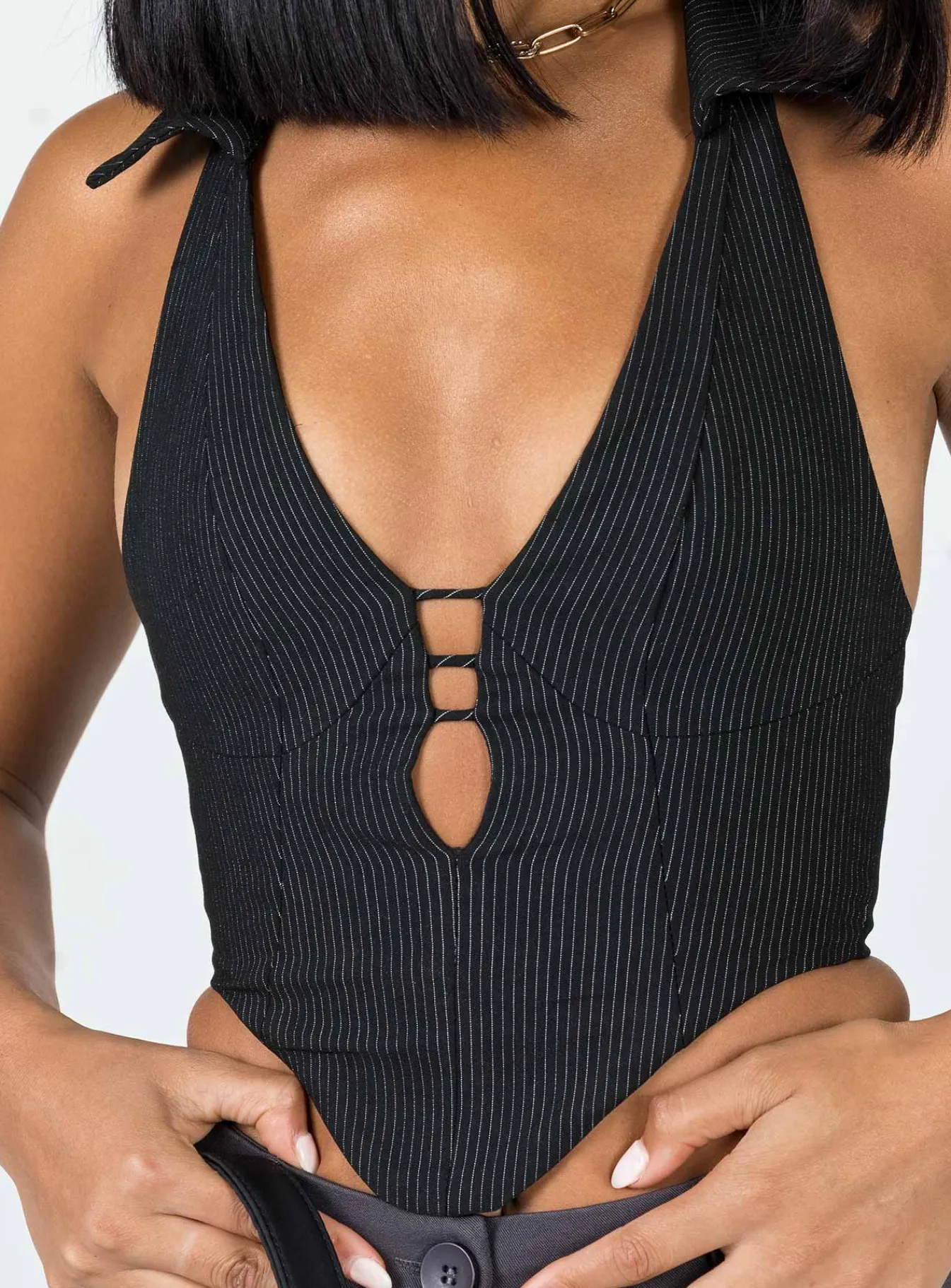 Princess Polly Colin Vest Top Black Sale