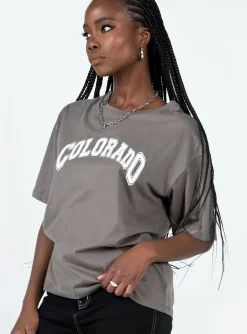 Princess Polly Colorado Graphic Tee  Grey Store