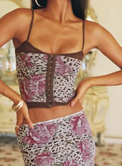 Princess Polly Colton Corset Top  Multi Fashion