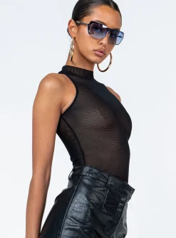 Princess Polly Como Bodysuit Black Shop