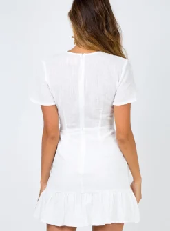 Princess Polly Company For One Wrap Dress  White New