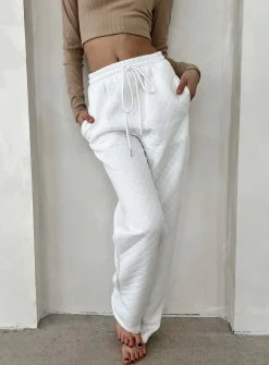 Princess Polly Connell Pants  White New