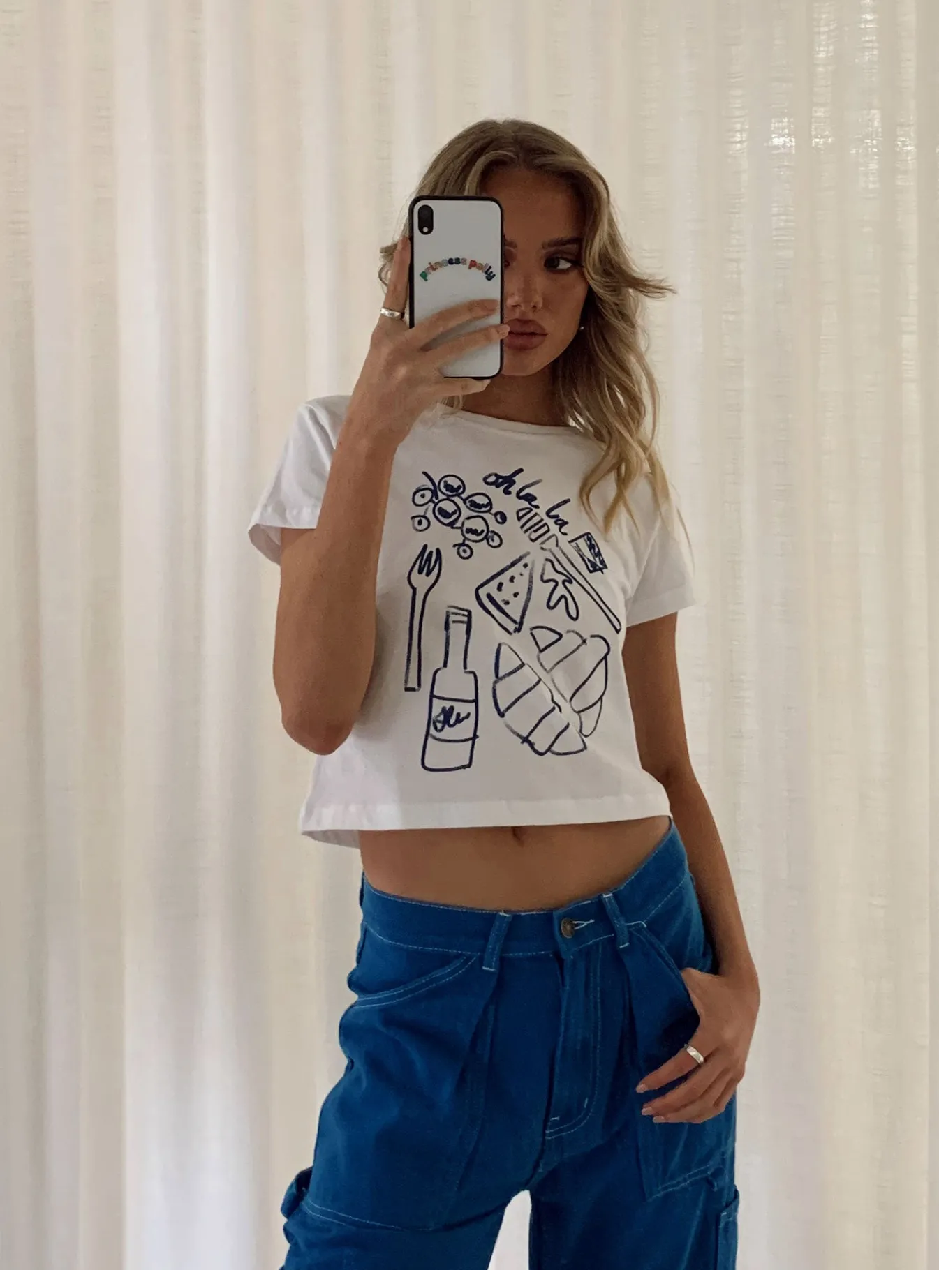Princess Polly Continental Breakfast Tee White Hot