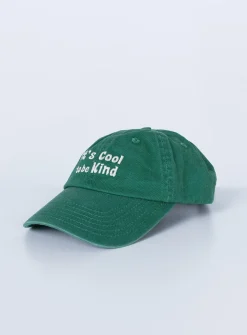 Princess Polly Cool To Be Kind Cap   Green Cheap