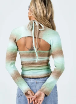 Princess Polly Coolara Sweater  Green Cheap